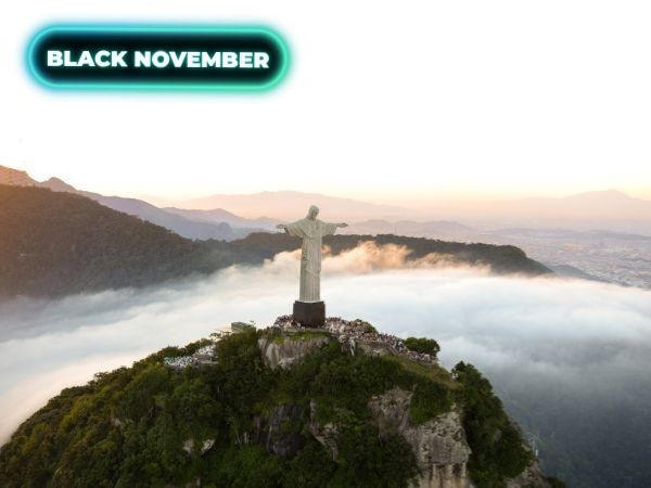 Manhã com Tour fotográfico no Cristo Redentor