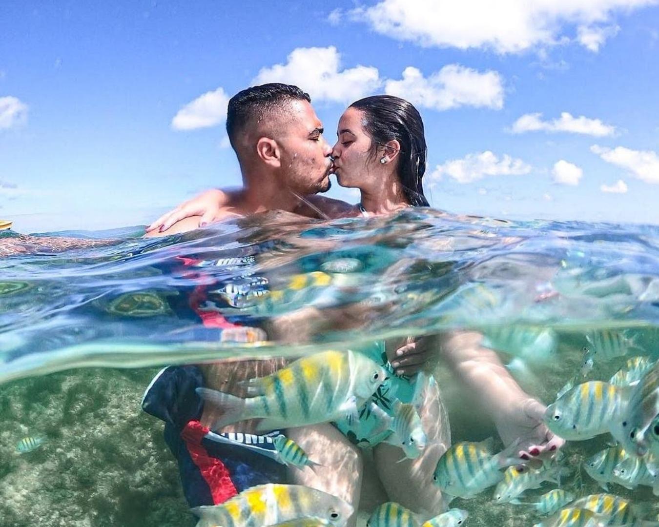 Conheça as Piscinas Naturais do Patacho em uma passeio de Jangada por Porto de Pedras!