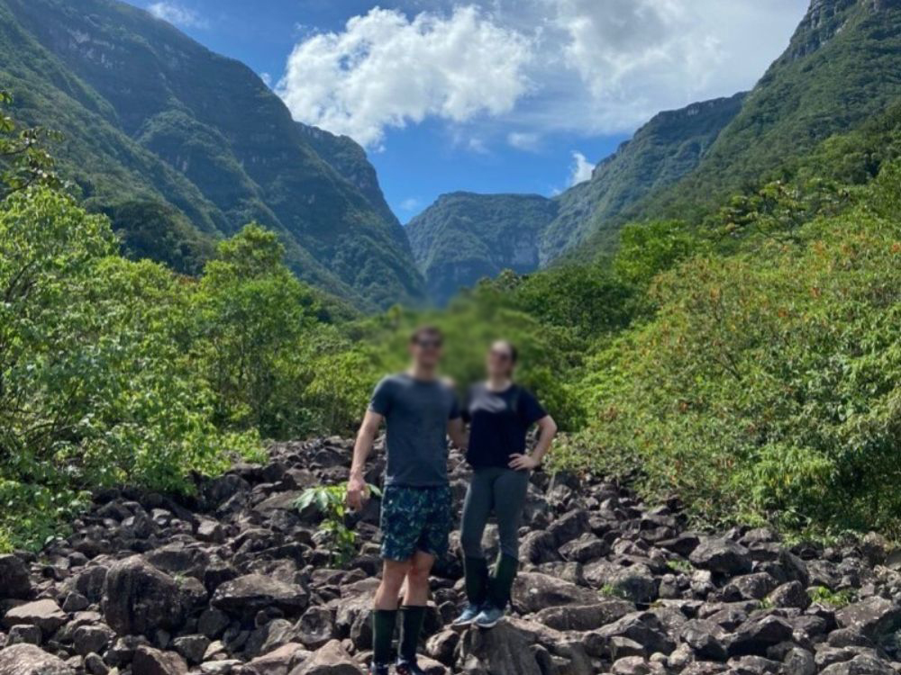 Trilha do Canyon Malacara Coletivo - Vista de baixo