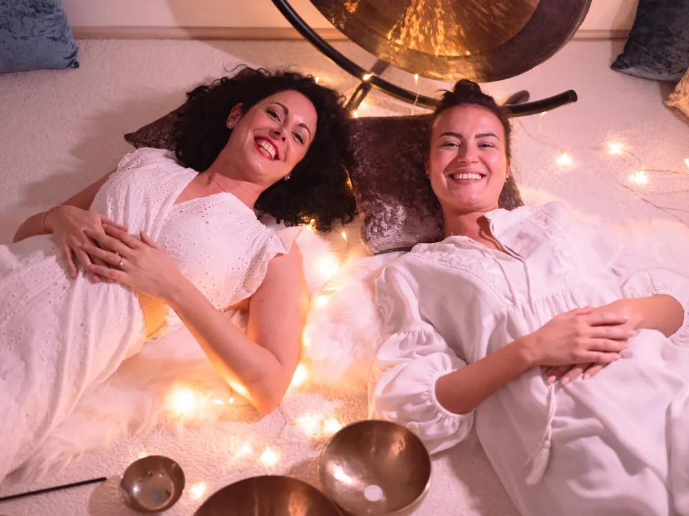 Relaxe em uma sessão de soundhealing + terapia vascular